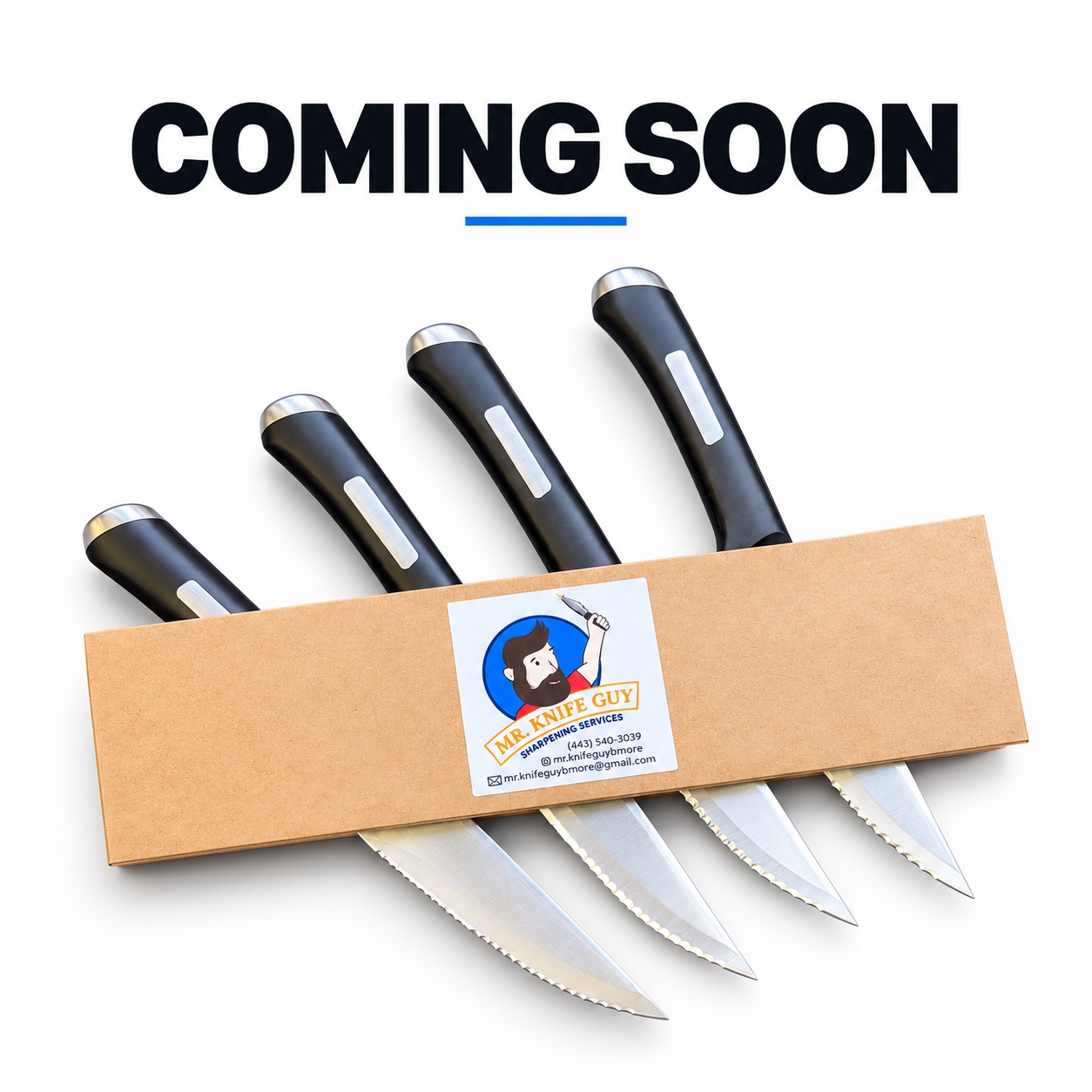 Mr Knife Guy - Sharpening Services in Lutherville and Baltimore - MD - Coming Soon